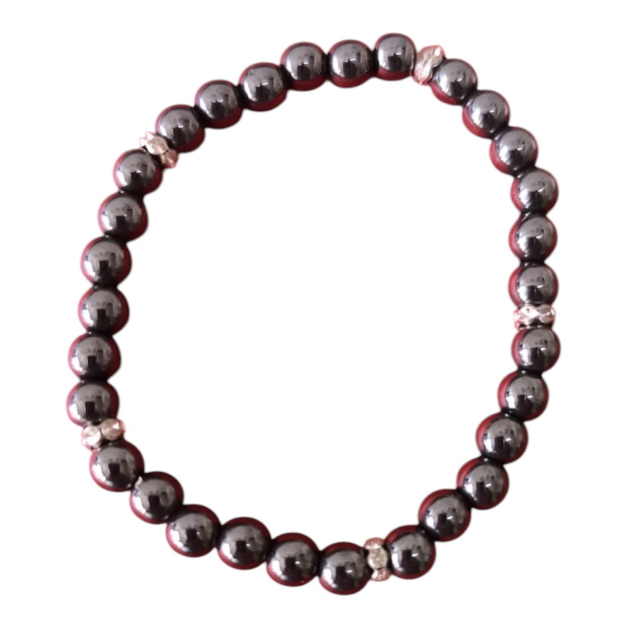 Pulsera de Hematita 6mm-Consagrada